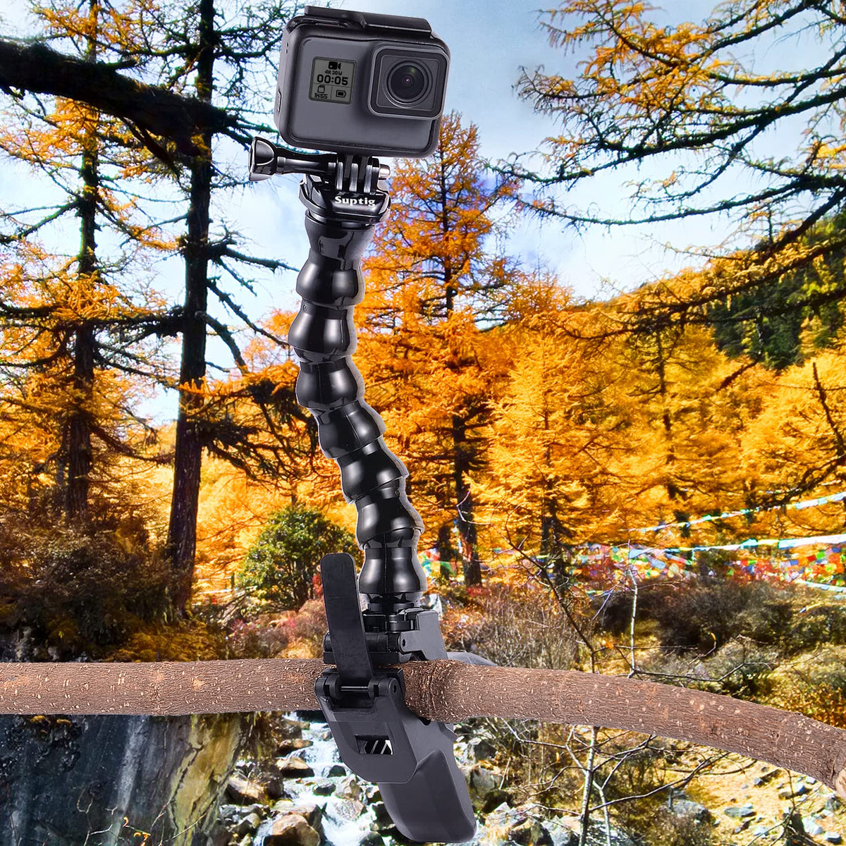 Jaws Flex Clamp Mount Gooseneck Mount for Action Camera L193