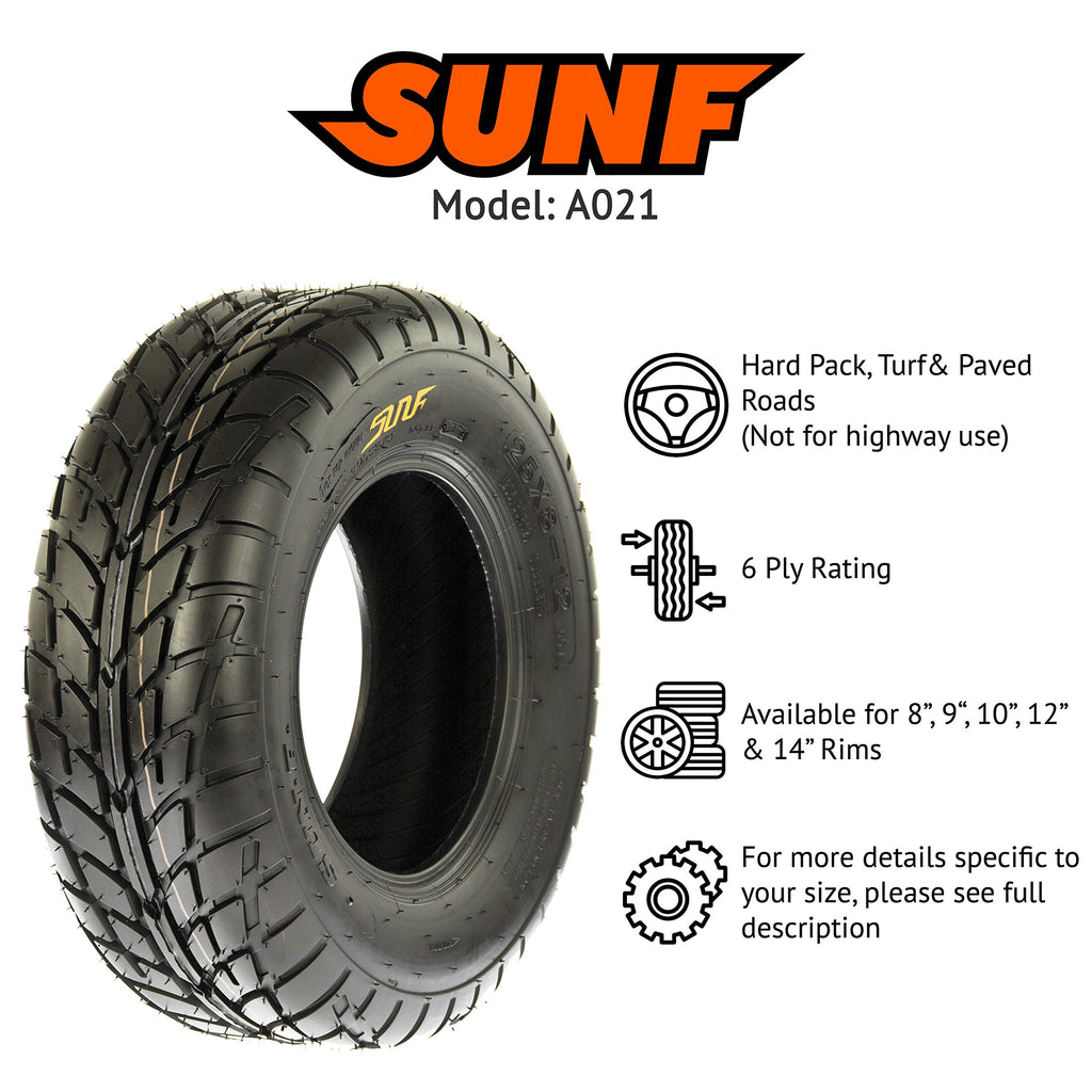 19x6-10 ATV UTV Tire 6 PR Pair of 2 J195124