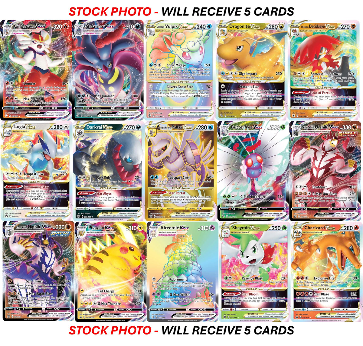Pokemon Card VMAX VSTAR Bundle M6252