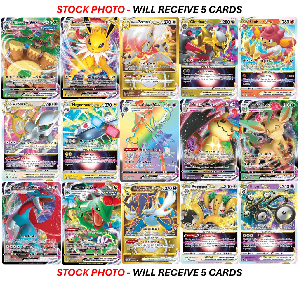 Pokemon Card VMAX VSTAR Bundle M6252