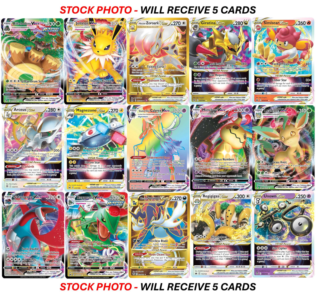 Pokemon Card VMAX VSTAR Bundle M6252