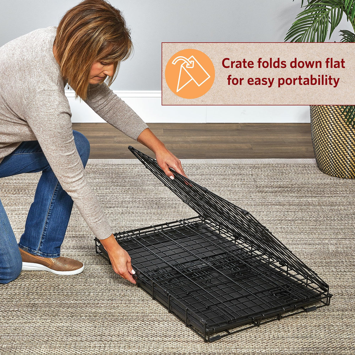 42-Inch Double Door Crate X509